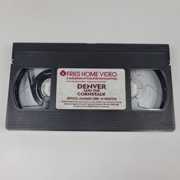 Denver The‎ Last Dinosaur The Cornstalk Animated 1987 VHS Video Tape VTG - Picture 4 of 6